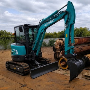 Mini-excavatrice Sunward pour le creusement de fondations, l'entretien routier, l'aménagement paysager, les travaux utilitaires et la préparation quotidienne des chantiers - Product Image 1