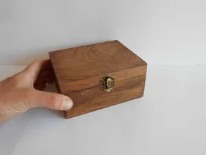 Boîte de rangement moderne en bois sculpté, écologique, pour bijoux et outils, pour hommes et femmes, par UNIVERSAL OVERSEAS, modèle UO-WJB-0030 - Product Image 2