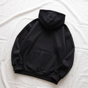 Sweat-shirt à capuche noir pour femme, pull à capuche avec poche kangourou, décontracté, pour l'automne et l'hiver - Product Image 5