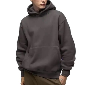 Sweat à capuche double couche en coton 100% de haute qualité, style streetwear, personnalisé, en molleton français, surdimensionné, pour hommes, fabriqué au Pakistan - Product Image 3