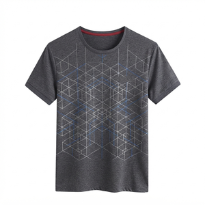 T-shirts promotionnels pour hommes, col rond, manches courtes, coupe ample, respirants, séchage rapide, prix de gros OEM - Product Image 1