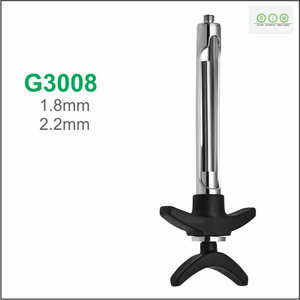 Instrumento Quirúrgico Dental para Hueso, Osteótomo Metálico de 1.8mm y 2.2mm con Adaptador para Cirugía de Implantes, Jeringas Dentales Clase I, Manual - Product Image 6