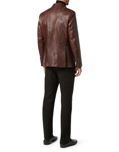 Custom Genuine Python Pattern <b>Leather</b> <b>Jacket</b> Men Motorcycle Biker OEM ODM Manufacturer Sample Service Available Today - Product Image 1