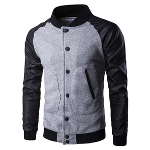 Chaqueta Varsity de Alta Gama para Hombre, con Logotipo Personalizado Bordado, Diseño de Parches, Corte Holgado, Moda Urbana Premium - Product Image 5