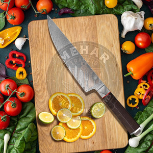 Cuchillos de Damasco de Último Diseño en Color Sólido, Cuchillos de Damasco Profesionales, Cuchillos de Damasco con Logotipo Personalizado - Product Image 3