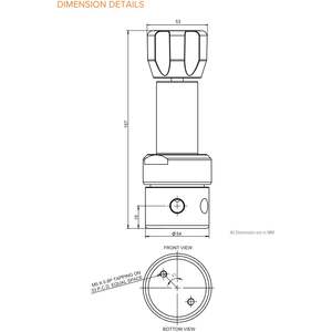 Analizador de regulador de presión PRG4HP tipo pistón de alta precisión para CNG LPG a 413 Bar de alta presión - Product Image 2
