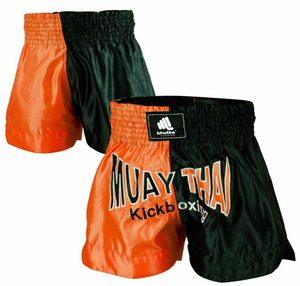 กางเกงมวยไทยพรีเมียม ผ้าซาติน สกรีนโลโก้ได้ ออกแบบเองได้ สำหรับคิกบ็อกซิ่ง MMA ฝึกซ้อม ระบายอากาศได้ดี ทรงหลวม ใส่ได้ทั้งชายและหญิง - Product Image 3