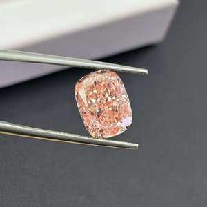 Diamantes Sueltos de Corte Cojín Rosa Intenso de 5.01ct, Certificados por IGI, Claridad VS1, Cultivados en Laboratorio CVD, para Joyería, Venta al Por Mayor - Product Image 1