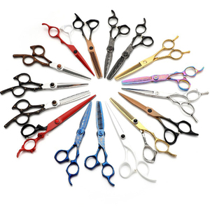 Ciseaux de coiffure professionnels en acier inoxydable, lame tranchante, manche long, pour droitiers, ciseaux de coupe de cheveux pour salon de beauté - Product Image 2