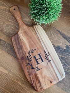 Planche à découper en bois d'acacia naturel de qualité supérieure, grande planche à découper pour la viande, les légumes, les fruits, avec rainure pour les jus, écologique - Product Image 5