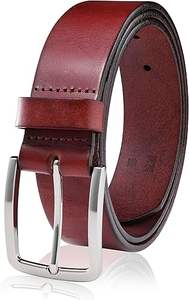 Cinturón Formal de Cuero Vacuno Clásico para Hombre con Hebilla de Acero, Reversible y Duradero, Fabricante y Proveedor Mayorista de Pakistán - Product Image 5