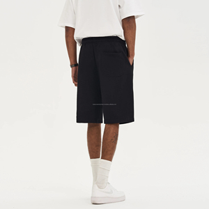 Unisex Vintage French Terry <b>Jogger</b> <b>Shorts</b> Custom Workout Quick-Dry Sweat <b>Short</b> Sun Faded 360gsm Cotton Solid Pattern - Product Image 3