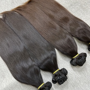 Extensions de cheveux Dream Hair Premium Baby Hair à double trame, cheveux vierges vietnamiens, cuticules alignées, lisses et soyeux, aspect naturel, fabrication à la machine - Product Image 4