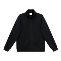 Veste coupe-vent à manches longues pour homme, de haute qualité, sur mesure, en coton et polyester, taille plus, col montant, coupe classique