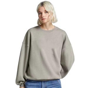 Sweat-shirt décontracté pour femmes, col rond, hauts unis, vêtements polyvalents à la mode pour femmes - Product Image 1