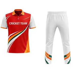DAIZEN STAR Men's Blue Geometric Print Cricket Kit Short Sleeve Polo Shirt Matching Pants Lightweight Quick Dry All Seasons - Product Image 4