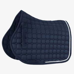 High Quality Horse Riding Products Equestrian Equine Saddle <b>Blanket</b> with <b>Fur</b> Custom Satin Fabric Dressage Saddle Pad - Product Image 1