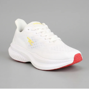 White Low Ankle Running <b>Shoes</b> <b>for</b> <b>Men</b> Breathable Lace Up Sports Sneakers Lightweight Cushioned Footwear <b>for</b> Training and Fitness - Product Image 3