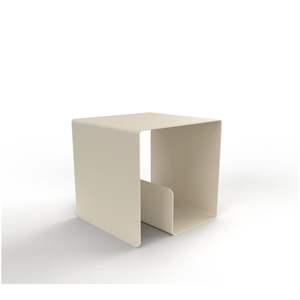 Mesa Auxiliar Redonda de Hierro con Recubrimiento en Polvo de Alta Resistencia - Mesa Decorativa con Pedestal Resistente a la Oxidación para Interiores y Exteriores - Product Image 6