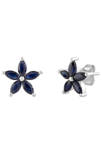 Pendiente de Rubí en Plata de Ley 92.5 KLST-30510 - Product Image 4