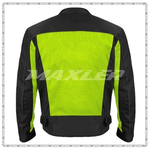 Veste de moto grande taille toutes saisons approuvée CE Vêtements de sport Veste d'équitation imperméable coupe-vent en textile réfléchissant court - Product Image 3