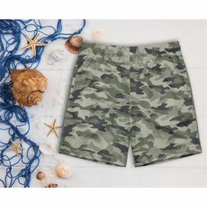 Dry Camo Print Beachwear Summer Mesh Swim Trunks for <b>Men</b> and Tie-Side <b>Bikini</b> for Women - Product Image 2