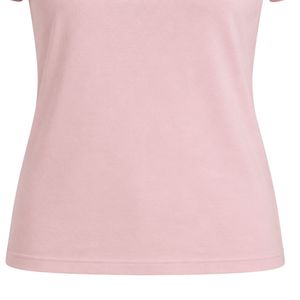 Camiseta Rosa con Letras de Perlas para Mujer, Manga Corta, Algodón, Diseño Gráfico, Informal, a la Moda, para el Verano, Ropa Diaria - Product Image 2