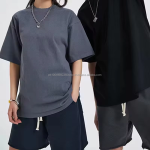 T-shirt en coton surdimensionné à manches courtes Vintage Distressed Acid Washed Graphic 100% coton, coupe ample pour homme - Product Image 3