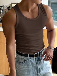 <b>Men</b> Tank Top Sleeveless Workout <b>Vest</b> Breathable Gym Fitness Sportswear Lightweight Summer <b>Training</b> Shirt - Product Image 2