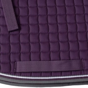 Almohadilla acolchada para silla de montar de caballo, de microfibra morada, con borde ribeteado, para equitación - Product Image 6