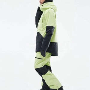 Hot Selling Plus Size Heated Ski Suit Custom Front Print Waterproof 10,000mm Breathable Zipper Closure Windproof Stand-Up Collar - Product Image 4