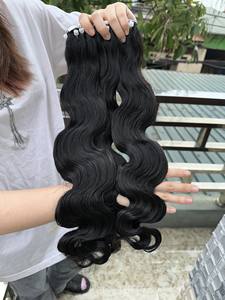 Paquets de couleur naturelle de vague de corps les plus populaires cheveux humains vietnamiens et fermeture 12A Grade 200% densité avec prix de gros - Product Image 3