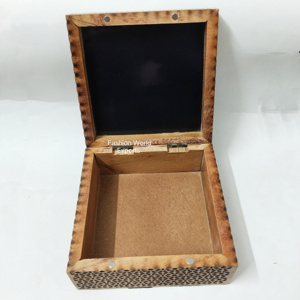Handcrafted Wooden Storage <b>Box</b> Decorative <b>Keepsake</b> <b>Box</b> Black Lid Organizer Rustic Wood Jewelry <b>Box</b> Luxury Home Decor Gift - Product Image 4