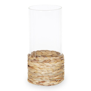 Porte-verres décoratifs en jacinthe d'eau, housses de tasses de luxe bicolores, écologiques - Product Image 2
