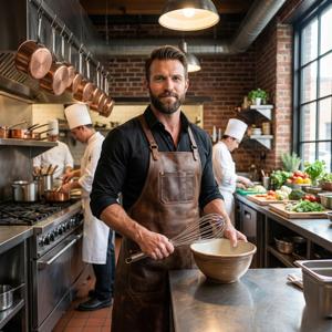 Delantal de Cuero Personalizado con Logotipo para Cafetería, Barista, Personal de Restaurante, Proveedor Mayorista, Precio Competitivo LPN-0263 - Product Image 3