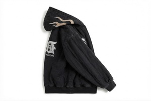 Hot Selling Winter Vintage Oversized <b>Goth</b> Grunge Sublimated Zip-Up <b>Hoodie</b> <b>Men's</b> 100% Polyester Eco-Friendly Y2K Streetwear - Product Image 2