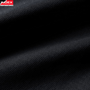 Camiseta Deportiva INDEX para Hombre, Negra, Oversize, Manga Corta, Cuello Redondo, Estilo Casual, Jersey Sólido - Product Image 6