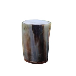 MATERIAL personalizado hecho a mano tallado cuerno Natural vidrio al por mayor para vino cerveza agua hogar restaurante Hotel inspirado India - Product Image 4