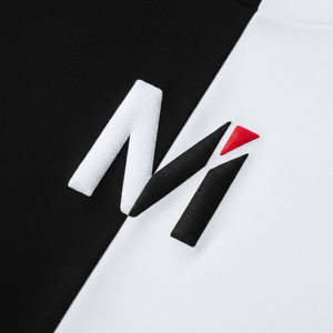 เสื้อยืดพิมพ์ลายพัฟฟ์ GSM สูง คอเต่า ทรงโอเวอร์ไซส์ สำหรับผู้ชาย เนื้อผ้านุ่ม ระบายอากาศได้ดี ผ้าฝ้าย โลโก้แบบ 3 มิติ สไตล์สตรีทแฟชั่น - Product Image 5