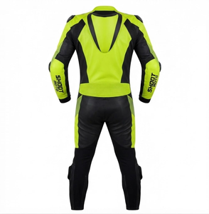 Combinaison de moto Rawasaki Pro 1 pièce pour homme en cuir de vache véritable/cuir de kangourou, style MotoCP, armure niveau 2 - Product Image 2