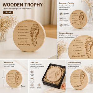 Premium Personalized Wooden Table <b>Top</b> Decorative Piece with Printing for Mother's Day and Halloween - Product Image 2