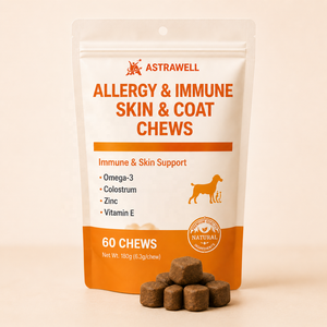 Astrawell Custom ALLERGY&IMMUNE SKIN &COAT CHEWS Supplément Huile de Saumon EPA <span class=keywords><strong>DHA</strong></span> OEM - Product Image 1