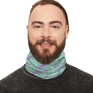 Sublimation Printed <b>Elastic</b> Seamless Bandana Tube Neck Gaiter Cycling Face Mask Outdoor Magic Scarf <b>Headband</b> - Product Image 3