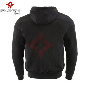 High Quality Custom Fleece Motorcycle Protective <b>Hoodie</b> Best Quality Winter Riding Armored Street <b>Bikers</b> Racing Safety Wear - Product Image 2