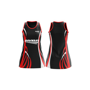 Camiseta de netball personalizada con nombre y número |   Uniforme de Netball Sublimado con Logotipo, Nombre y Número del Equipo |   Poliéster Transpirable - Product Image 1