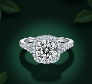 2 Carat Lab Grown Diamond <b>Ring</b> S925 Sterling Silver IGI Certified Brilliant Cut Luxury Wedding Band for <b>Women</b> Prong <b>Set</b> 3gm - Product Image 1