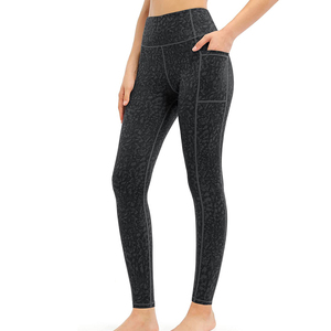 Ropa Deportiva para Gimnasio, Leggings Deportivos Casuales Transpirables para Mujer, de Alta Elasticidad, Compresión, Secado Rápido, Largo hasta el Tobillo - Product Image 1
