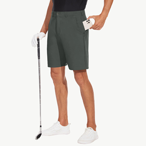 Shorts de golf pour hommes, haute performance, tissu extensible respirant, légers, séchage rapide, coupe athlétique, shorts de golf d'été - Product Image 3