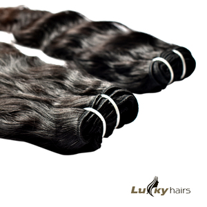 เครื่องต่อผมมนุษย์หยักศกแบบดิบอินเดียสีดำธรรมชาติ - Product Image 2