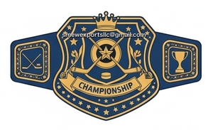 Cinturón de Campeonato de Hockey Personalizado para Liga de Hockey de Fantasía - Product Image 4